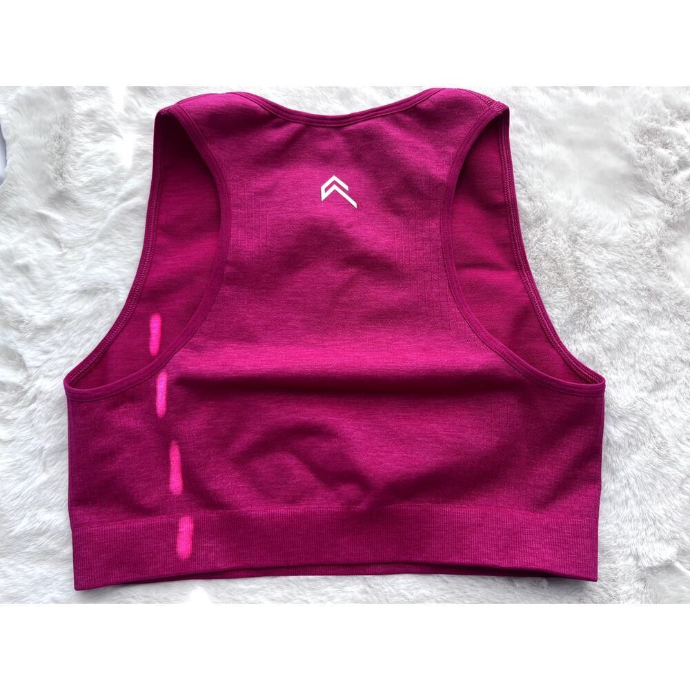 New with Tag Oner Active Classic 2.0 Seamless Crop Top Pink M - Picture 4 of 4